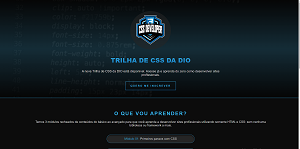 'Landing page Trilha Css' project in html and css